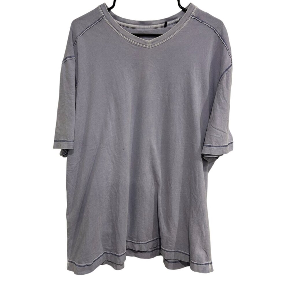 Tommy Bahama Jeans V-Neck T-Shirt 100% Cotton Lavender Sz XXL